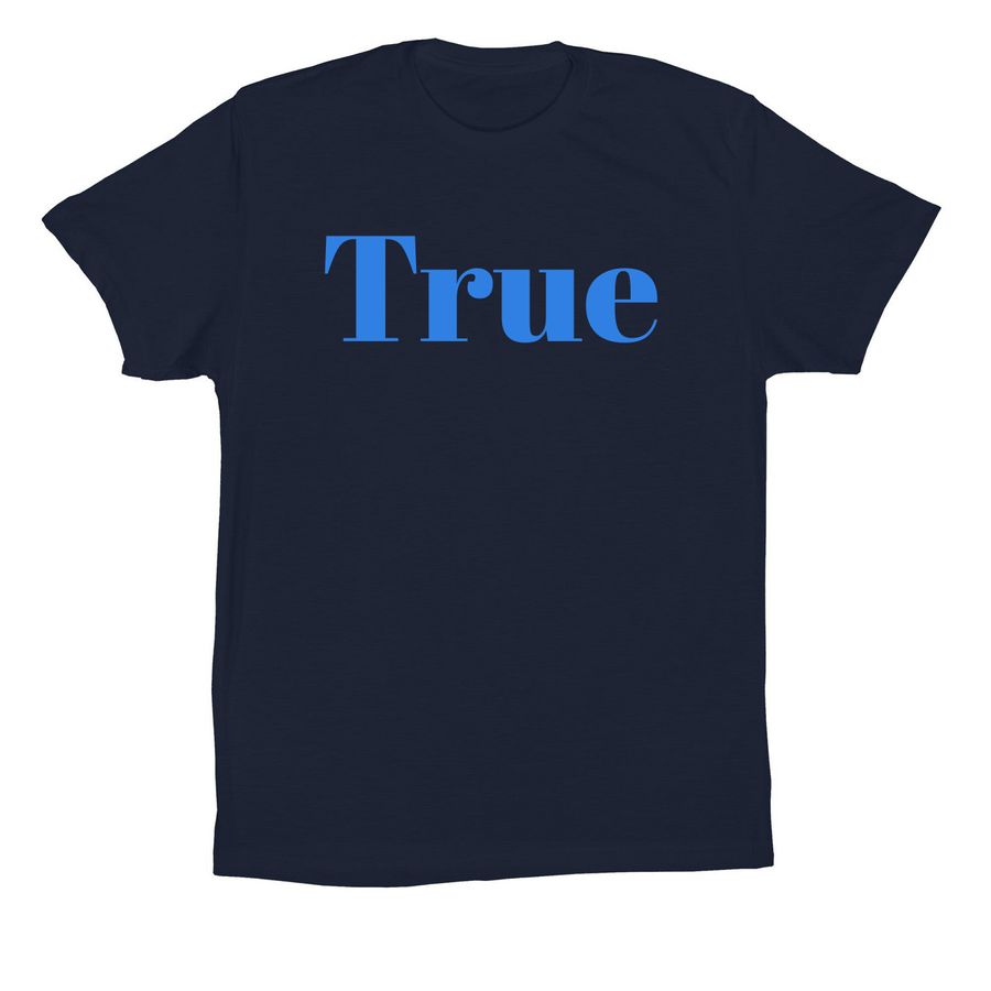 Navy True, a Navy Premium Cotton Tee