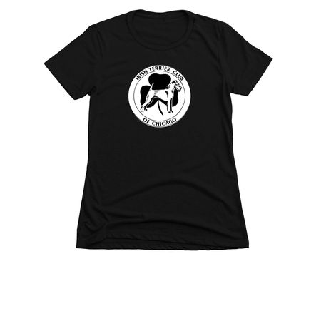 ITCC Women's Slim Fit T-Shirt, a Black Women's Slim Fit Tee