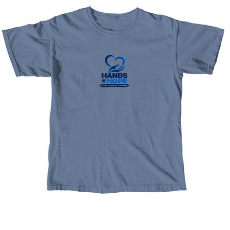 Hands of Hope, a Blue Jean Comfort Colors Unisex Tee