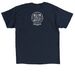 Rugby Dad T-Shirt, a Navy Classic Unisex Tee (back-view)