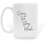 All you need is Dogs & Coffee, a White Large Coffee Mug (back-view)
