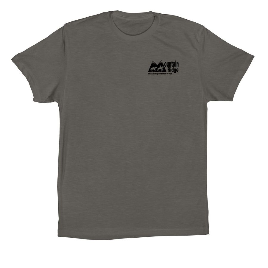 BCHU Mountain Ridge Merch, a Asphalt Premium Cotton Tee