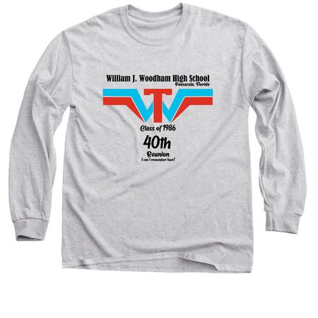 Woodham Class of 1986 Reunion, a Sport Grey Classic Long Sleeve Tee