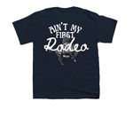 Lone Star Summit 2026: Rodeo Shirt, a Navy Youth Unisex Tee (back-view)