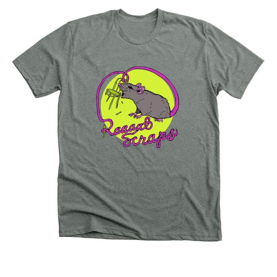Raaaat Shirts - Batch 2, a Deep Heather Premium Unisex Tee