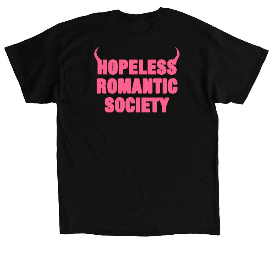 Hopeless Sparkle, a Black Classic Unisex Tee (back-view)