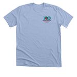 Georgia Bird Fest 2026 T-Shirt, a Heather Baby Blue Premium Unisex Tee (back-view)