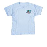 Georgia Bird Fest 2026 T-Shirt, a Light Blue Youth Unisex Tee (back-view)