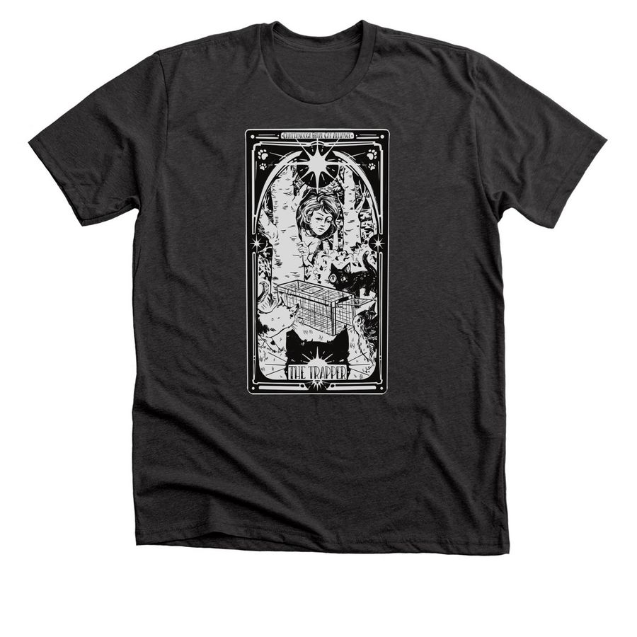 Fix Ferals by Fall, a Dark Grey Heather Premium Unisex Tee