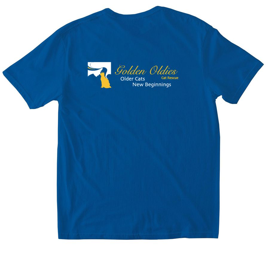 Golden Oldies Signature Merch, a Royal Softstyle Cotton Tee (back-view)