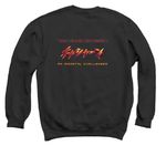 Twin Suns Odyssey, a Black Crewneck Sweatshirt (back-view)