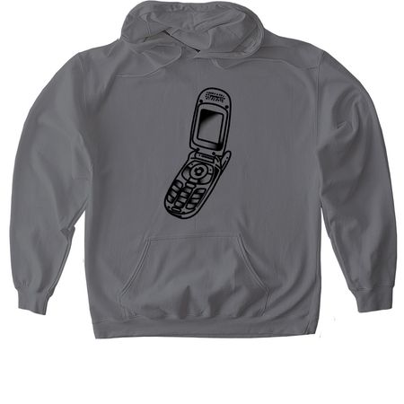 Hang Up, a Charcoal Gildan Softstyle Pullover Hoodie