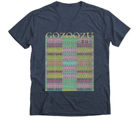 blotter -h. - shirt [variety of styles]&nbsp;, a Heather Navy Premium V-Neck Tee