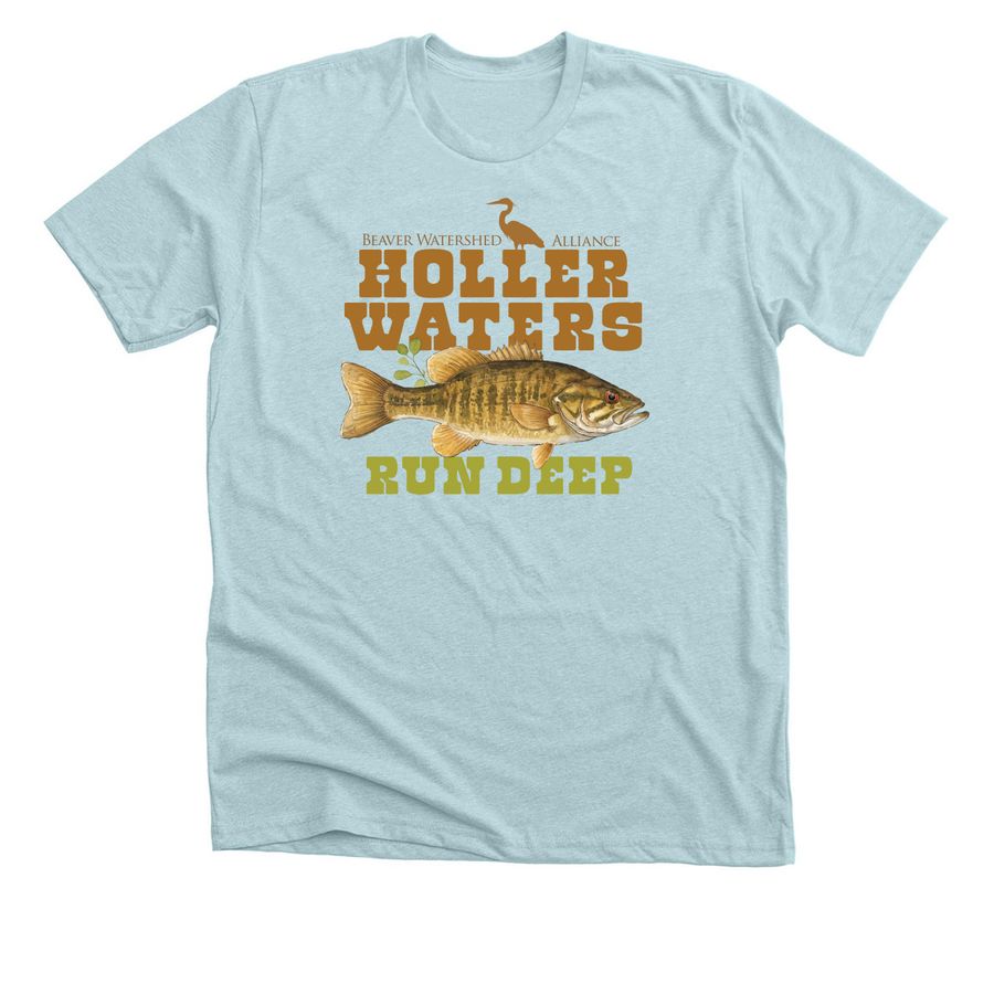 Lake & Lure, a Heather Ice Blue Premium Unisex Tee