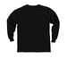 Long Sleeve Tee (Youth), a Black Youth Long Sleeve Tee (back-view)