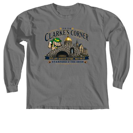 2026 Official Shirt, a Grey Comfort Colors Long Sleeve Tee