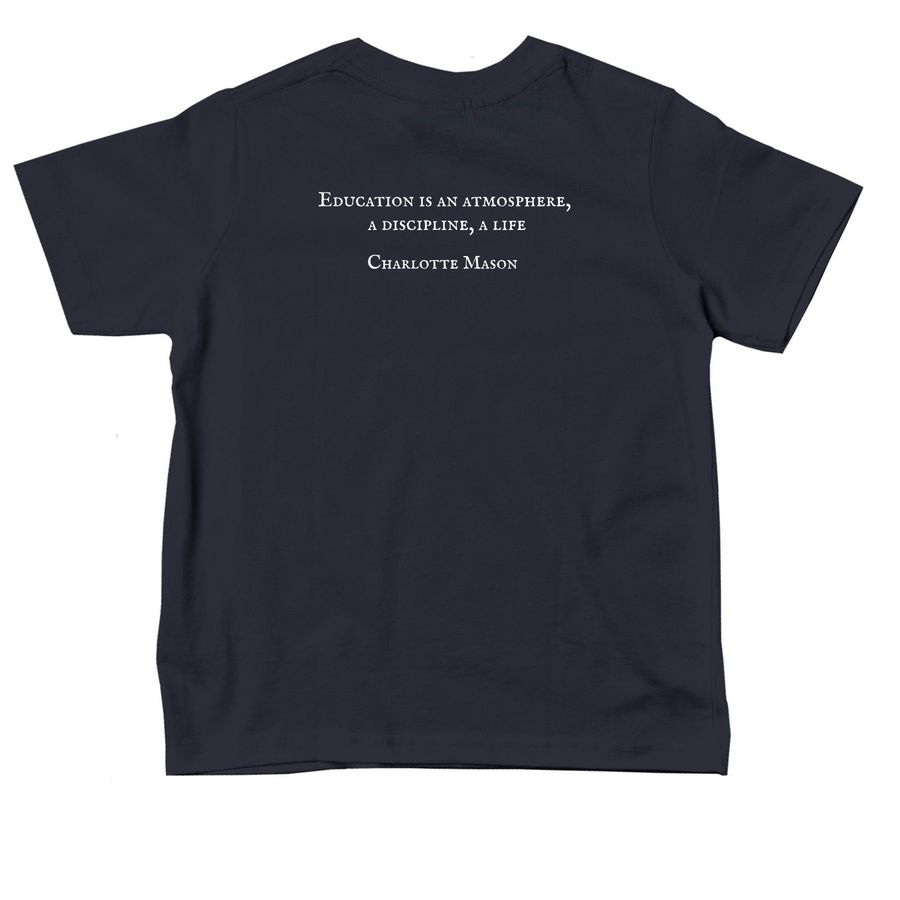 SMS Toddler T-shirts and Hoodies, a Navy Toddler Tee (back-view)