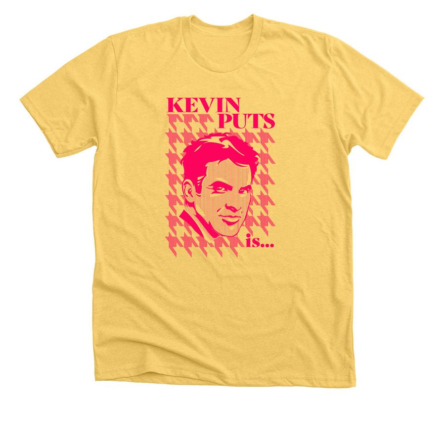 Kevin Puts t-shirt, a Heather Yellow Gold Premium Unisex Tee