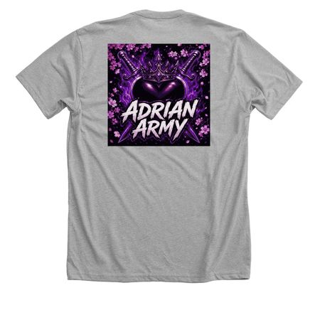 Hercules Merch&nbsp;, a Athletic Heather Premium Unisex Tee (back-view)