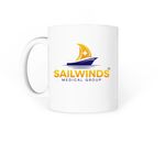 Serious Goose Coffee Mug, a White Coffee Mug (back-view)