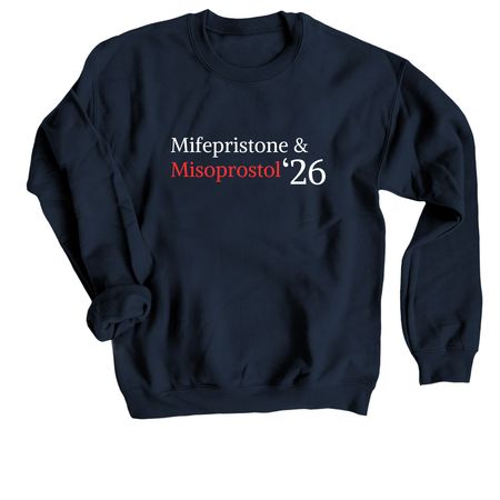 Mife Miso ?26, a Navy Crewneck Sweatshirt