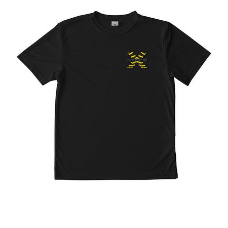 ConstrictorX performance gear, a Black Youth Performance Tee