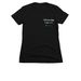 Tell your dog we say 'hello', a Black Women's Slim Fit Tee