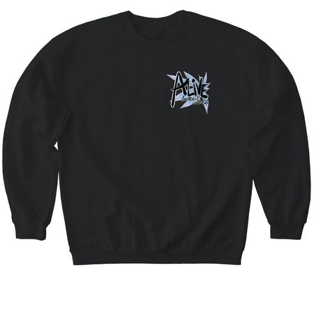 Alive Crewneck Sweatshirts, a Black Softstyle Crewneck Sweatshirt