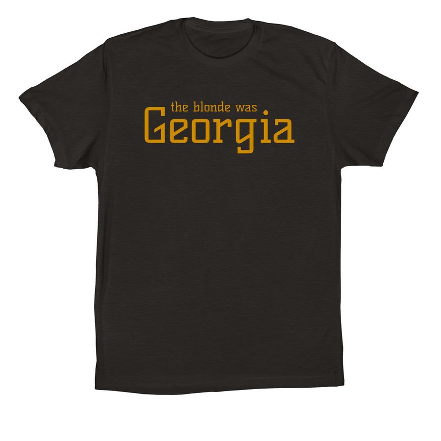 The Blonde&nbsp;, a Black Premium Cotton Tee