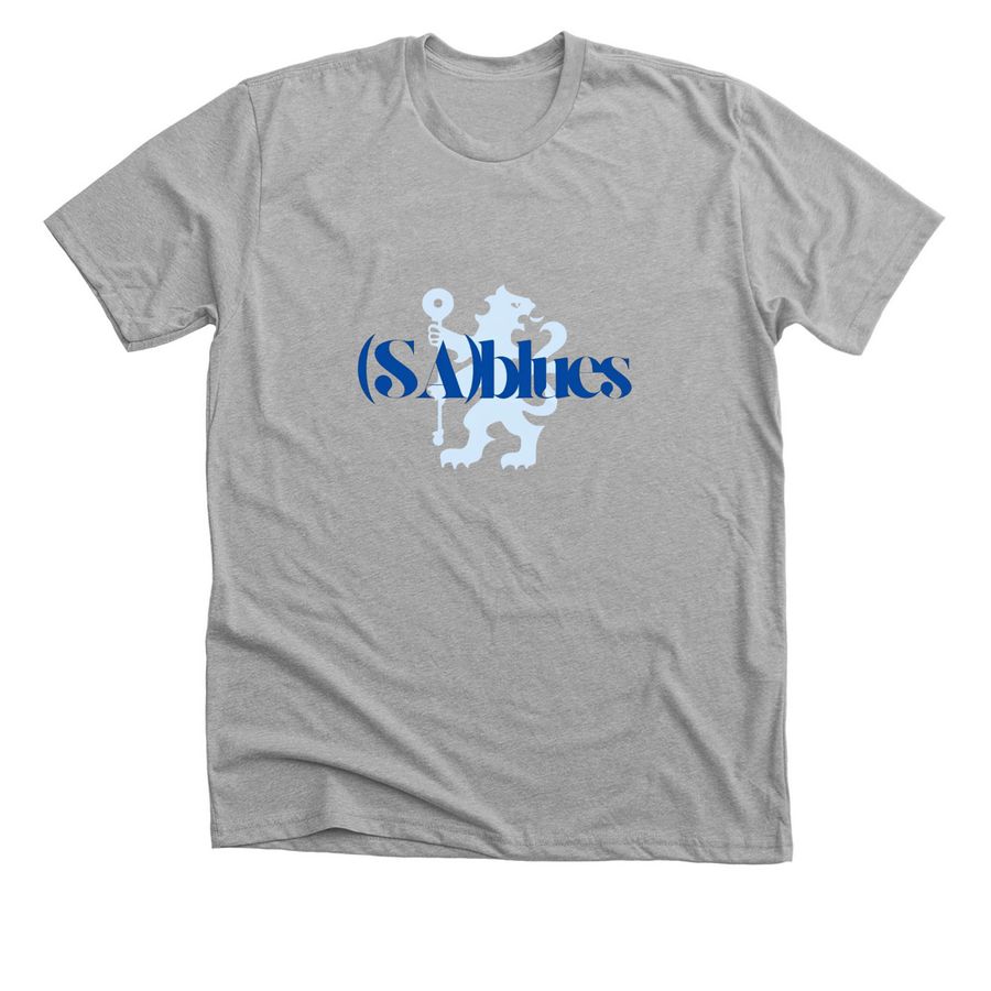 (SA) Blues, a Athletic Heather Premium Unisex Tee