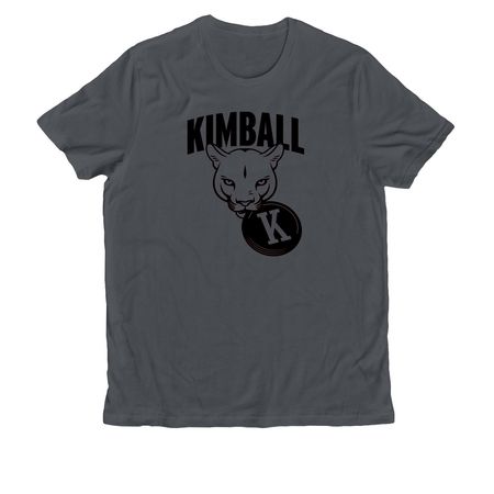 Kimball Cougars Ultimate Frisbee, a Terrain Grey Allmade Organic Cotton Unisex Tee
