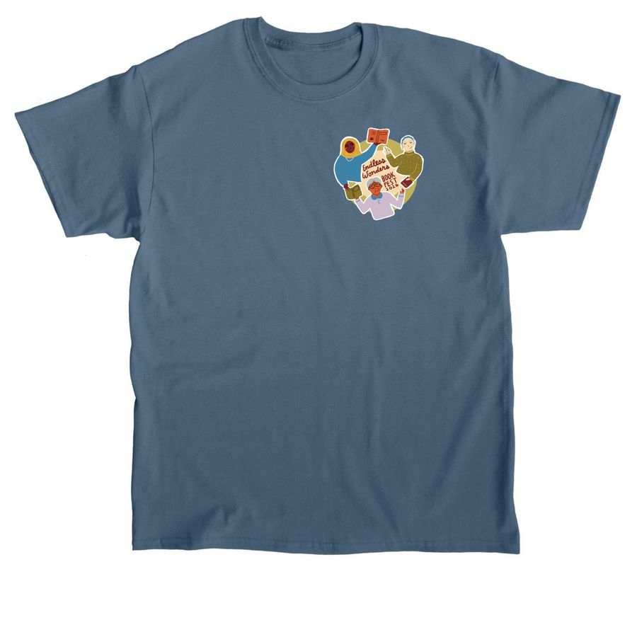 Endless Wonders Book Fest, a Indigo Blue Classic Unisex Tee