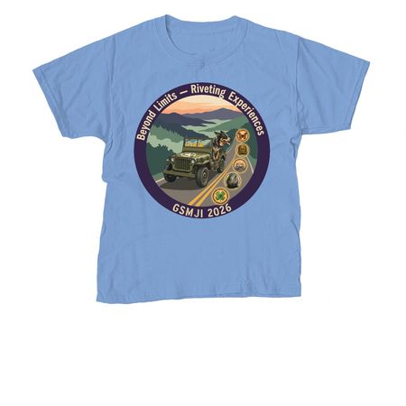 Every mile. Every pause. Every moment&nbsp;, a Carolina Blue Youth Unisex Tee