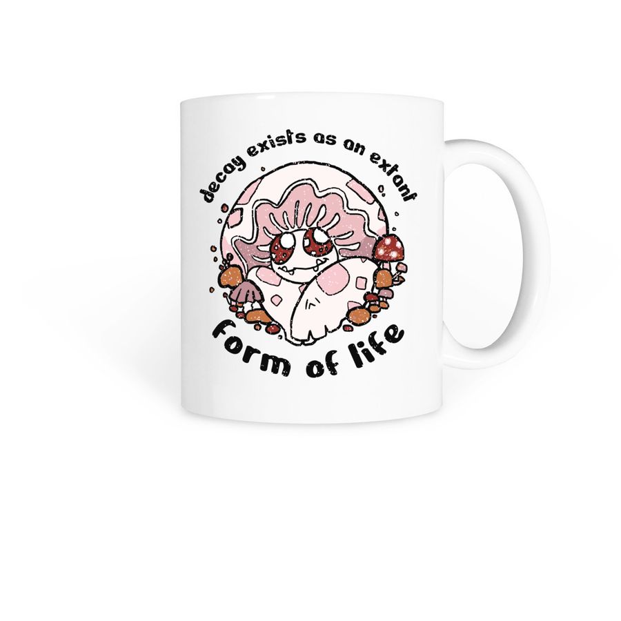 Capmon Decay-Mug, a White Coffee Mug