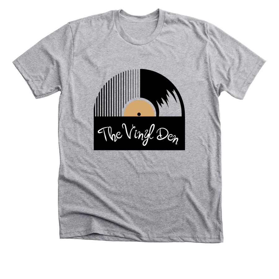 The Vinyl Den, a Athletic Heather Premium Unisex Tee