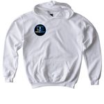 Gear for Greater, a White Softstyle Youth Pullover Hoodie (back-view)