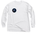 Gear for Greater, a White Classic Long Sleeve Tee (back-view)
