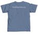 Food Is Love, a Blue Jean Comfort Colors Unisex Tee (back-view)