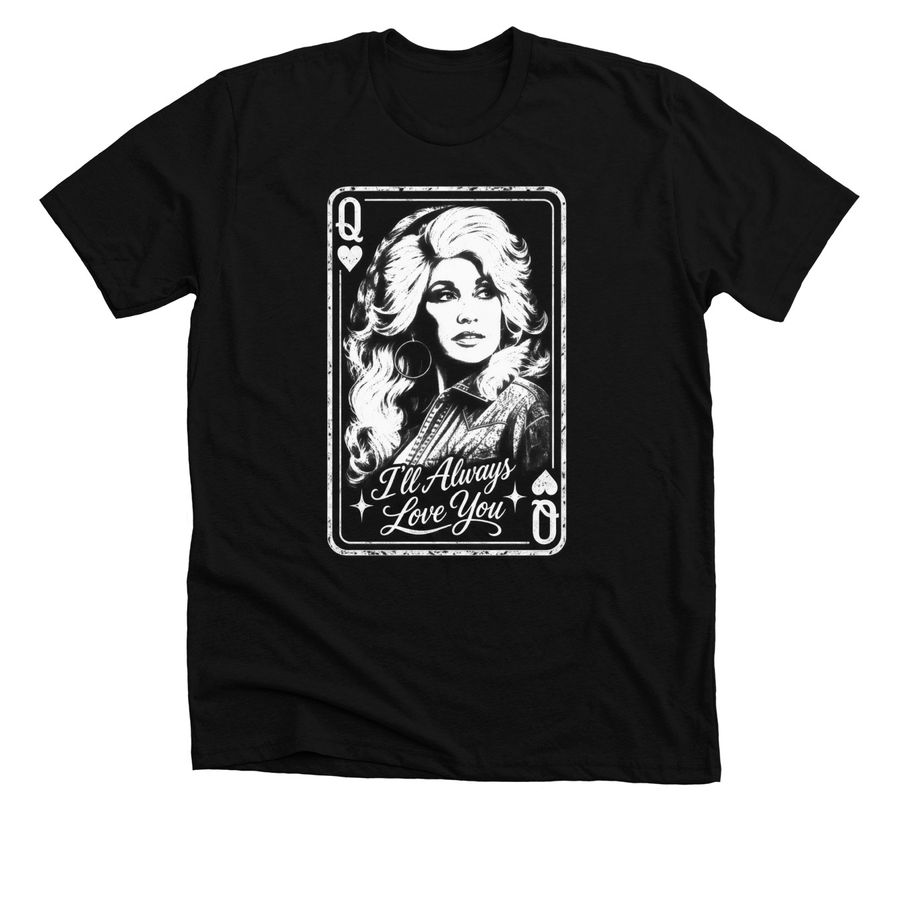 Forever dolly, a Solid Black Blend Premium Unisex Tee