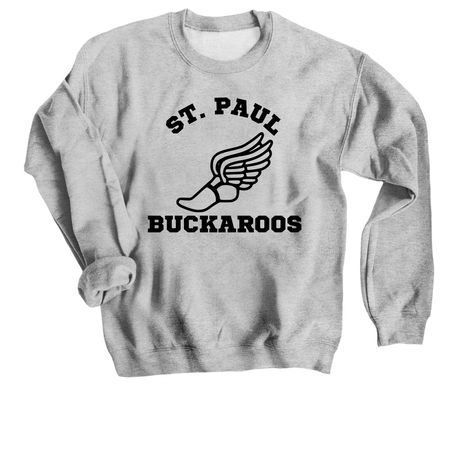 Track and Field, a Sport Grey Crewneck Sweatshirt