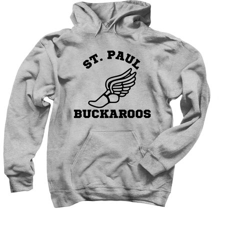 Track and Field, a Sport Grey Pullover Hoodie