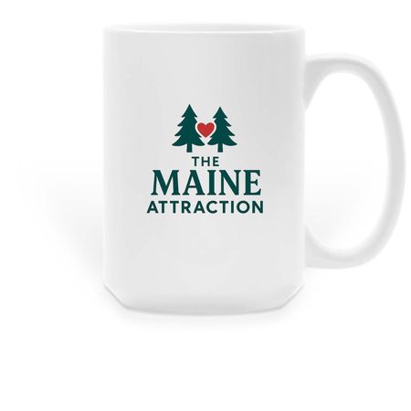 The Maine Attraction Coffee mug, a White Large Coffee Mug