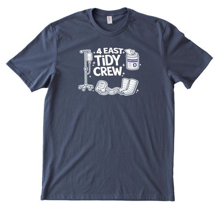 4E Tidy Crew, a Night Sky Navy Allmade Heavyweight Recycled Cotton Tee