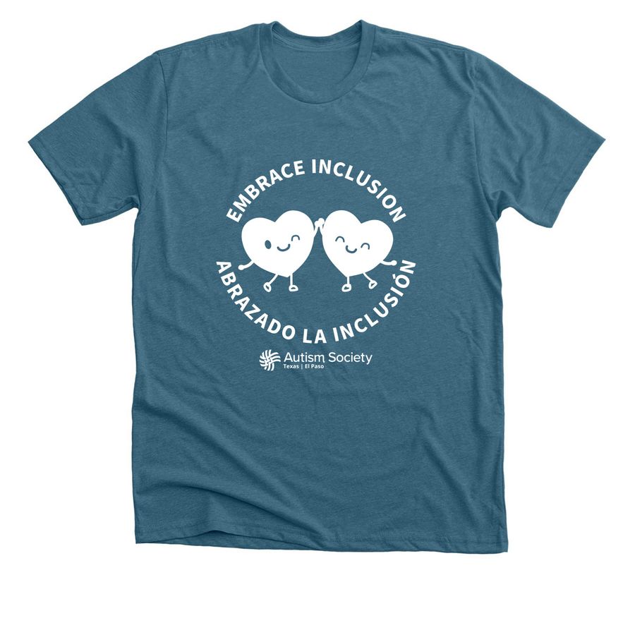 Embrace Inclusion 2026 EP Tee, a Heather Deep Teal Premium Unisex Tee