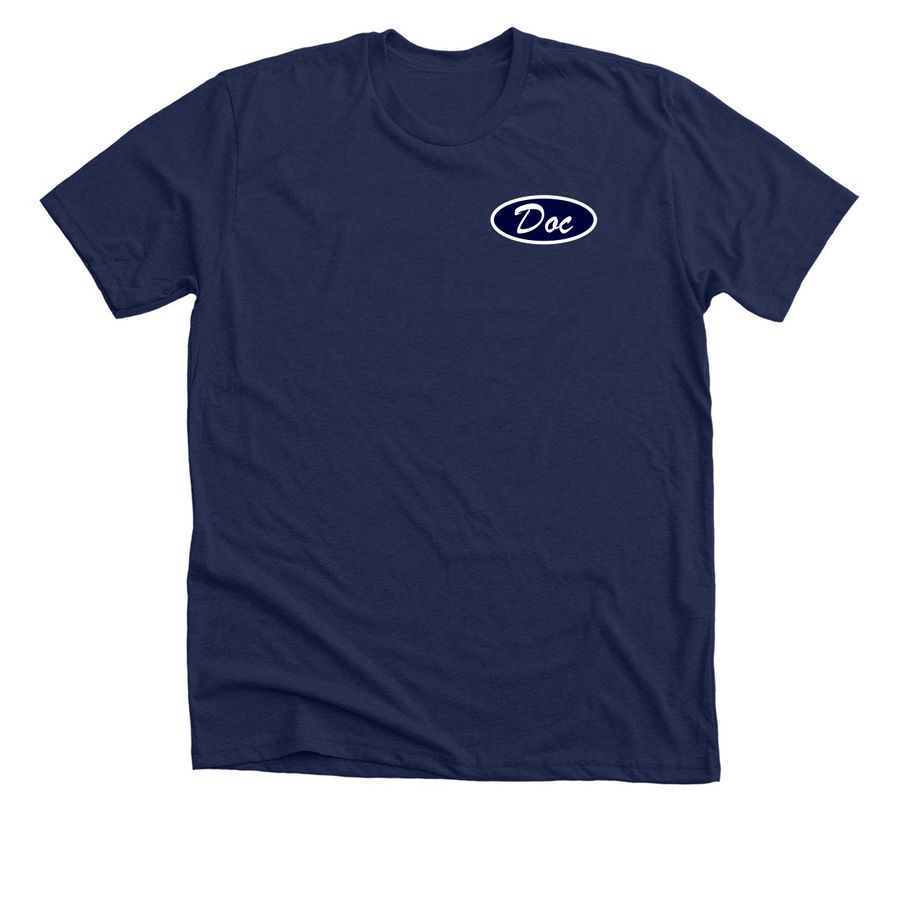 Doctor Car, a Solid Navy Blend Premium Unisex Tee
