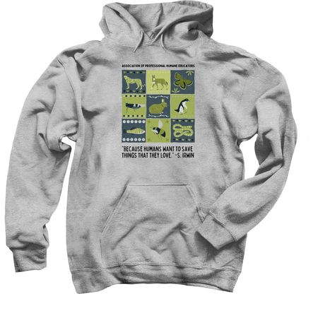 Steve Irwin Quilt Design, a Sport Grey Pullover Hoodie