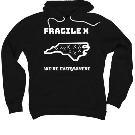 Fragile X We?re Everywhere&nbsp;, a Black Premium Pullover Hoodie
