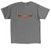 Ballet Legato Orange Logo&nbsp;, a Charcoal Classic Unisex Tee (back-view)