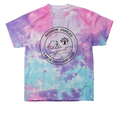 2026 Camp t-shirts, a Cotton Candy Classic Tie Dye Tee