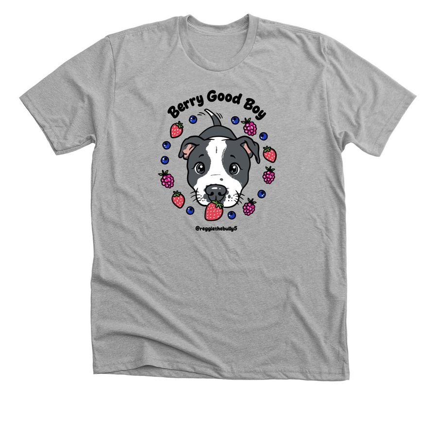 Berry Good Boy, a Athletic Heather Premium Unisex Tee